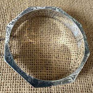 Vintage Octagonal Bangle Bracelet